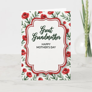 Lovely Great Grandmother Card