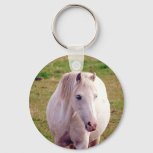 Lovely Grey Pony Key Ring