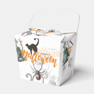 Lovely Halloween Seamless Pattern Favour Box