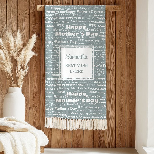 Lovely Hand‑Drawn Typography Mother’s Day Gift   Sherpa Blanket (Lovely Hand‑Drawn Typography Mother’s Day Gift Sherpa Blanket)