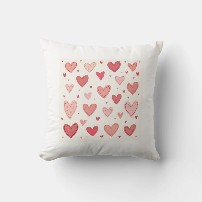 lovely heart cushion (Front)