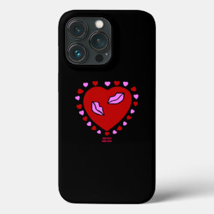 Lovely Heart Kisses Apple iPhone 13 Pro Case