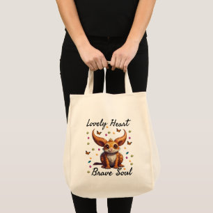 Lovely Hearts, Brave Souls Tote Bag