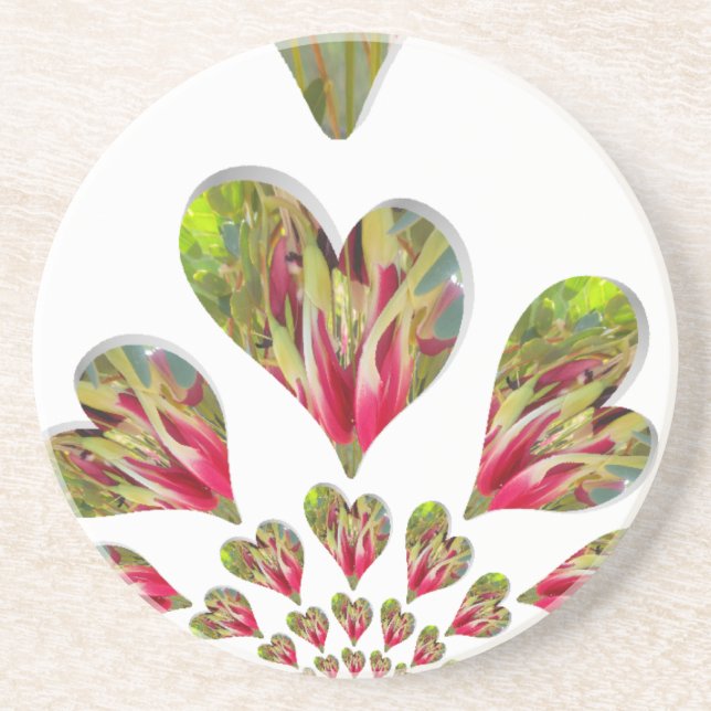 Lovely Hearts Humanitarian Day The World Needs Lov Coaster (Front)