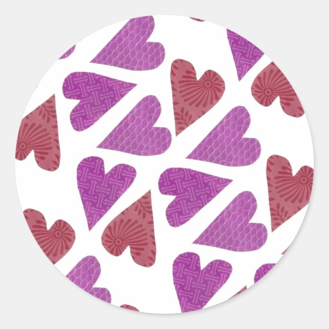 Lovely Hearts Stickers (Front)
