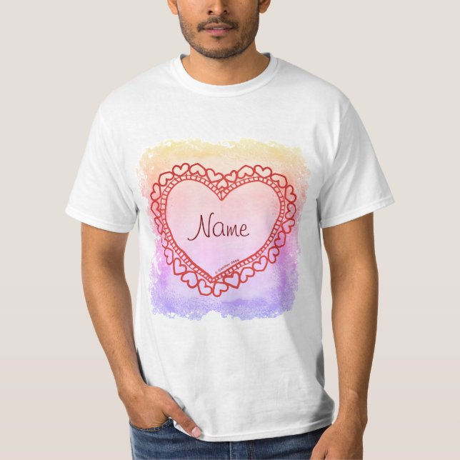 Lovely Hearts  T-Shirt (Front)