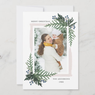 Lovely Holiday - Christmas photo card