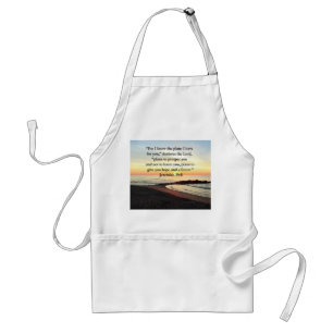 LOVELY JEREMIAH 29:11 SUNRISE PHOTO STANDARD APRON