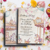 Lovely Journal Page w Animals 1st Birthday Party