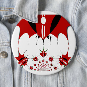 Lovely Kenya Flag. 6 Cm Round Badge