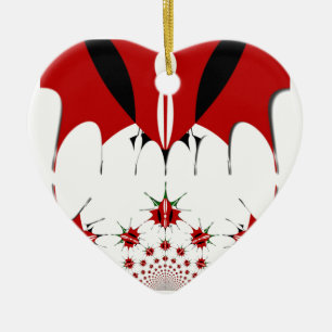 Lovely Kenya Flag. Ceramic Tree Decoration