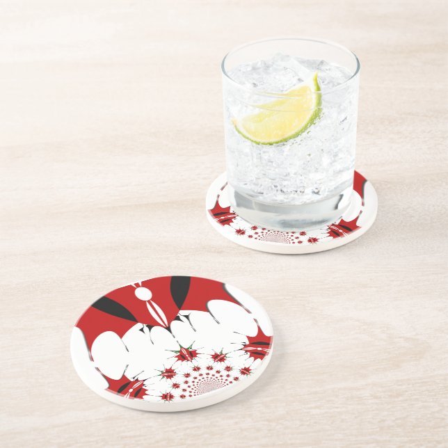 Lovely Kenya Flag. Coaster (Side)