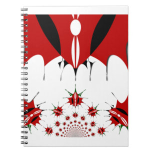 Lovely Kenya Flag. Spiral Notebook