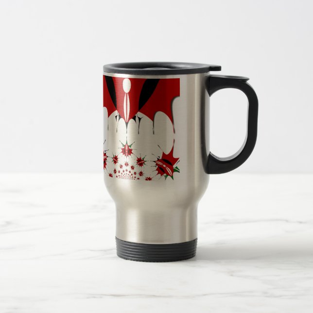 Lovely Kenya Flag. Travel Mug (Right)