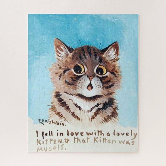 Lovely Kitten, Louis Wain Jigsaw Puzzle (Vertical)
