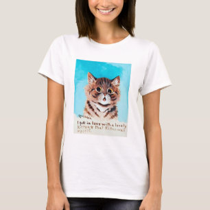 Lovely Kitten, Louis Wain T-Shirt