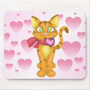 Lovely Kitty Mouse Pad