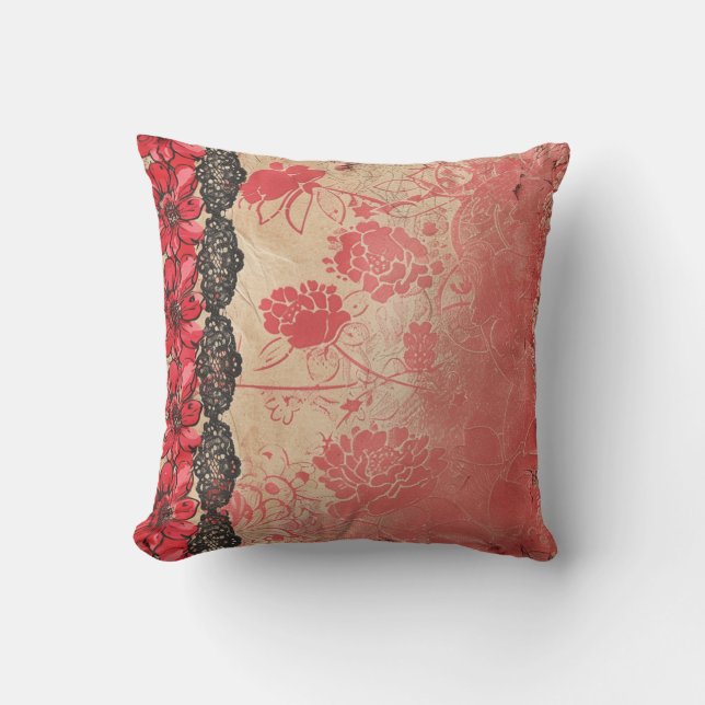 Lovely Lacy Boutique Goth Cushion (Front)