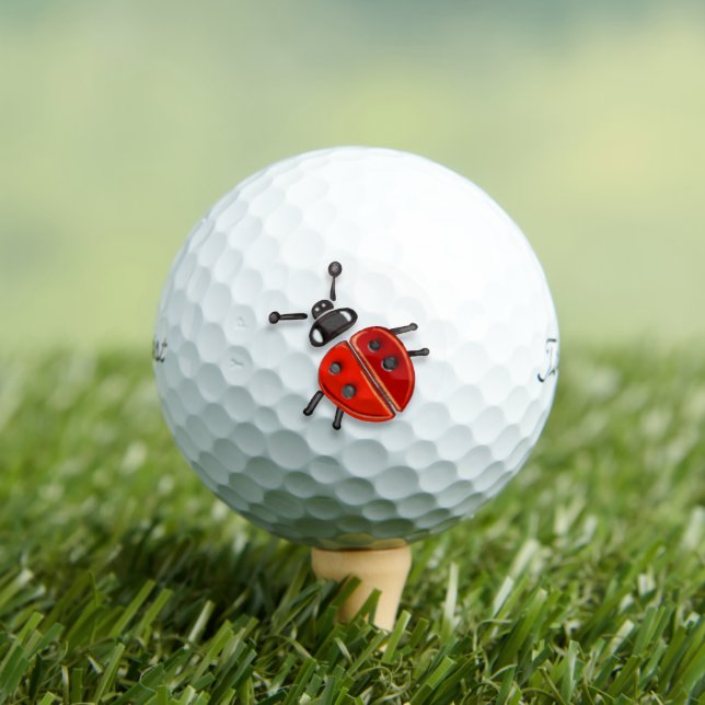 Lovely Ladybug | Golf Balls (Insitu Tee)