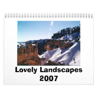 Lovely Landscapes 2007 Calendar