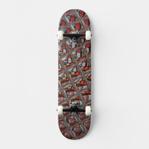 Lovely latest embossed pattern design skateboard