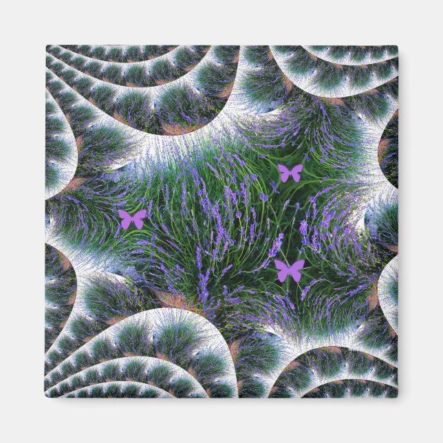 Lovely Lavender Garden....... Magnet (Front)