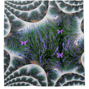 Lovely Lavender Garden....... Shower Curtain