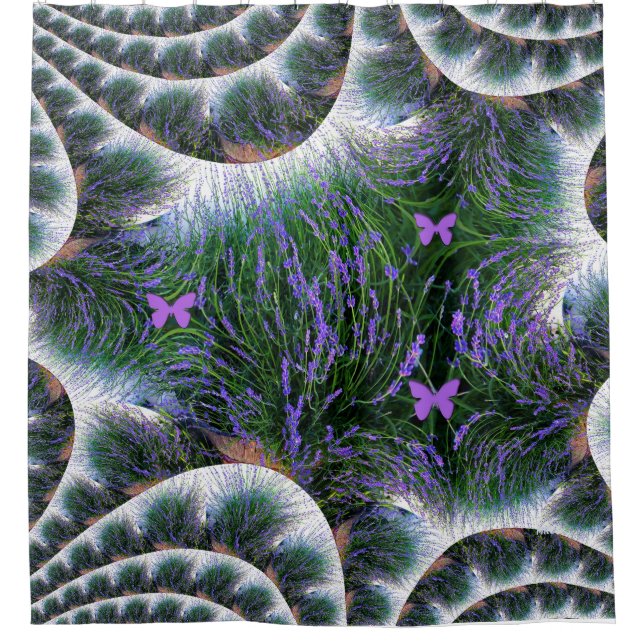 Lovely Lavender Garden....... Shower Curtain (Front)