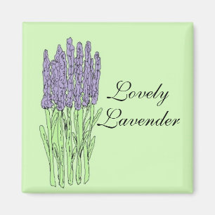 Lovely Lavender Magnet