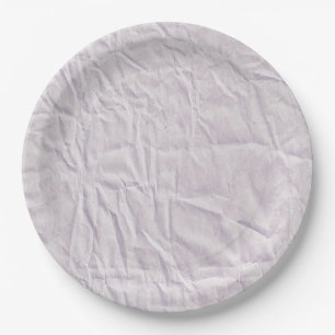 Lovely lavender paper plates with crinkled design