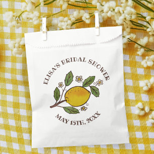 Lovely Lemons BRIDAL SHOWER Rustic CUSTOM  Favour Bags