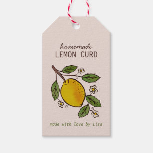 Lovely Lemons Homemade Treats Rustic Custom Gift Tags