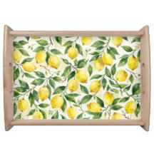 Lovely lemons spring place mat