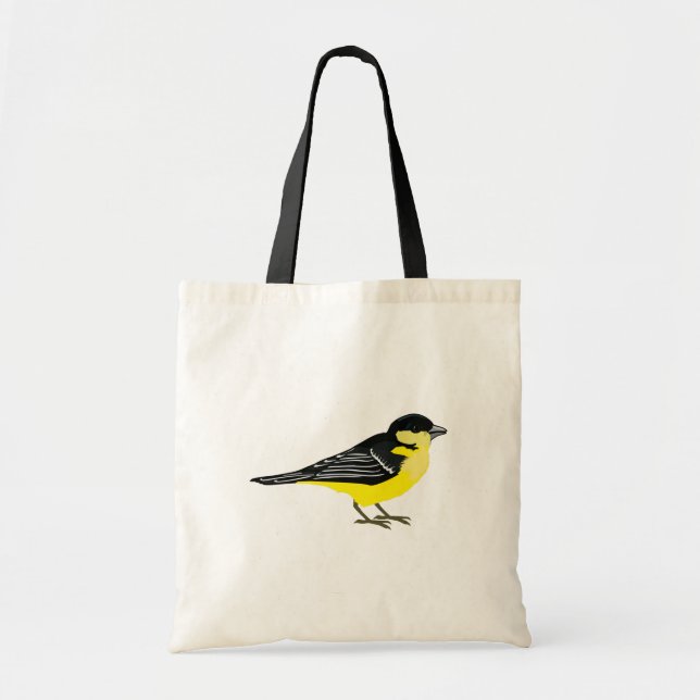 Lovely Lesser Goldfinch Tote Bag (Front)