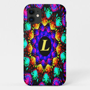 Lovely Lights Colourful Bright Blue Pink Yellow Case-Mate iPhone Case