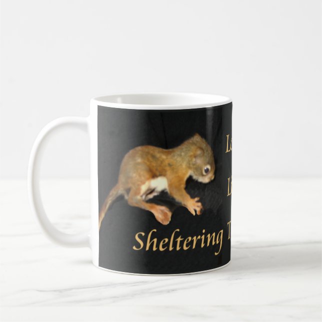 Lovely Lita's baby squirrel mug 2 (Left)