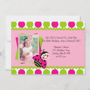 Lovely Little Ladybug Invite