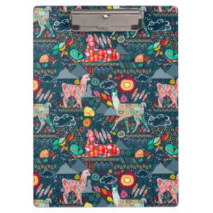 Lovely Llamas Clipboard