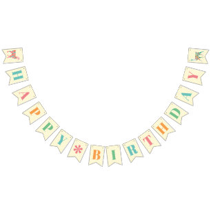 Lovely Llamas Happy Birthday Banner