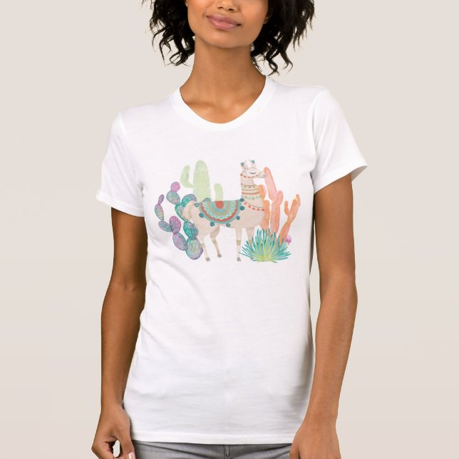 Lovely Llamas II T-Shirt (Front)