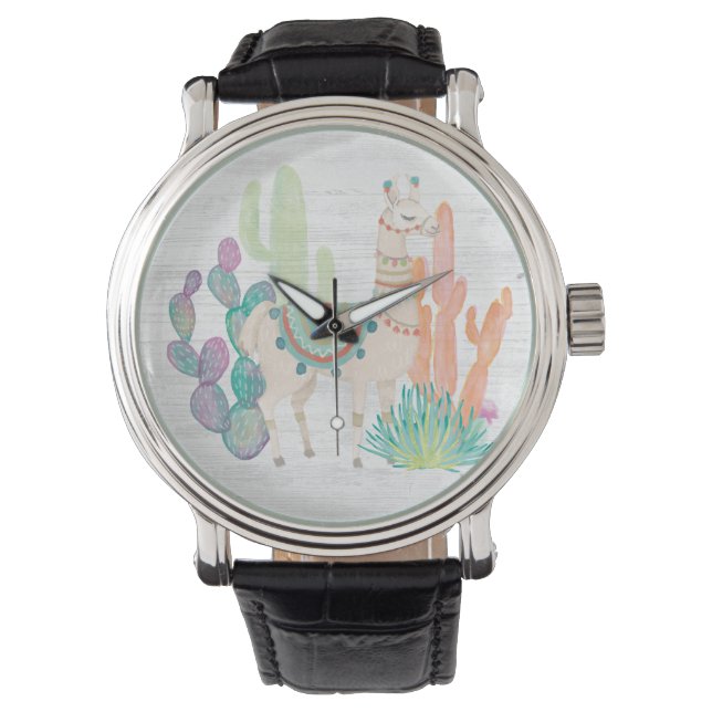 Lovely Llamas II Watch (Front)