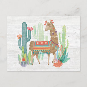 Lovely Llamas III Postcard