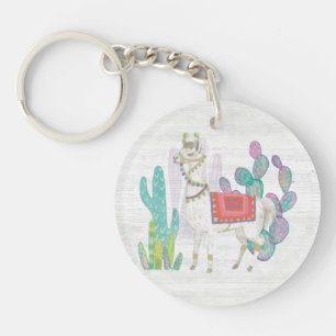 Lovely Llamas V Key Ring