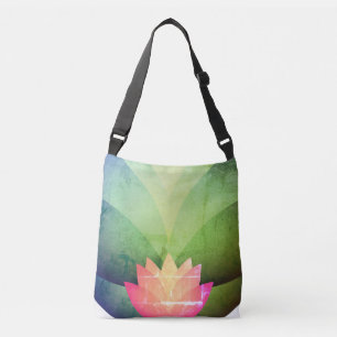 Lovely Lotus Flower Crossbody Bag