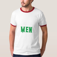 Lovely Men Text Kelly Green Colour Boy Men's Ringe