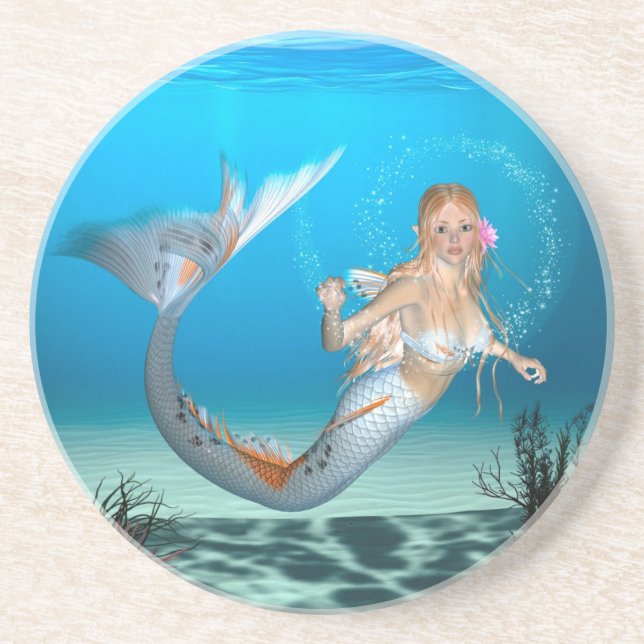 Lovely Mermaid Coaster (Front)