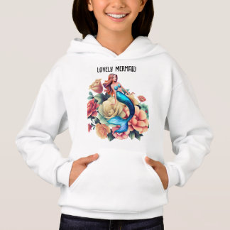 Lovely Mermaid Girls Hoodies & Sweatshirts.