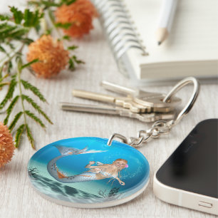 Lovely Mermaid Key Ring
