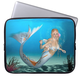 Lovely Mermaid Laptop Sleeve
