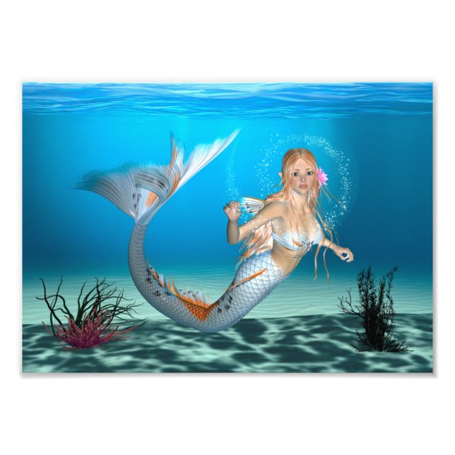 Lovely Mermaid Photo Print (Front)